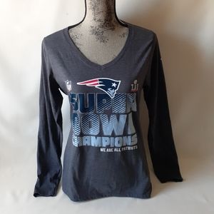 New England Patriots Super Bowl 51 women's top
